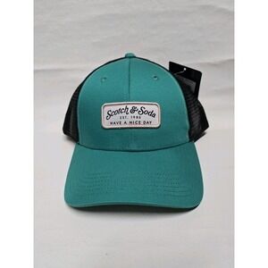 Scotch & Soda Men's Green Have A Nice Day Trucker Hat